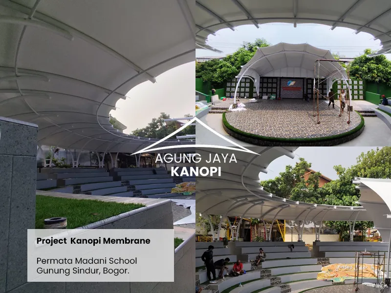 Kanopi Membran Permata Madani School Bogor